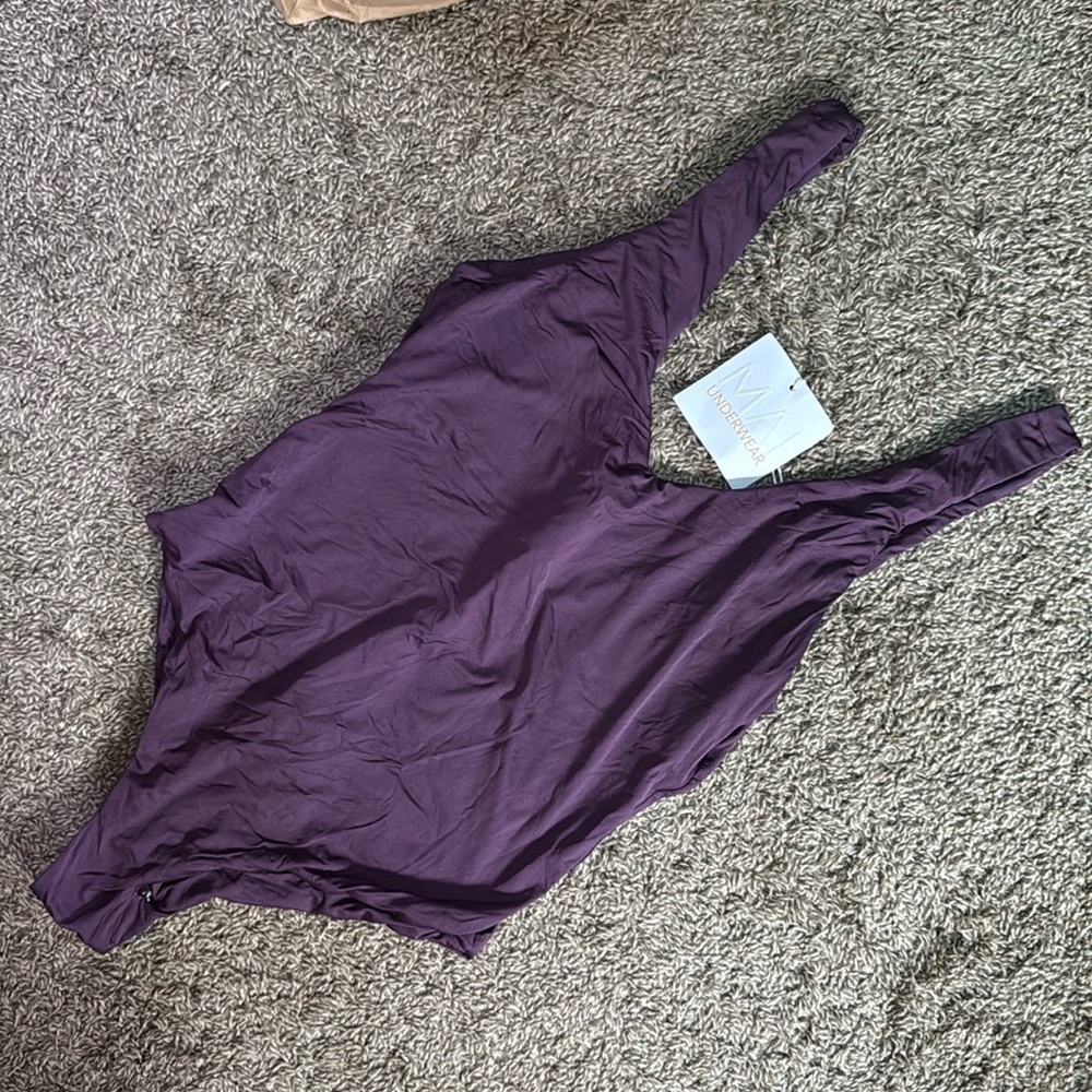 Mai Bonita bodysuit in purple rain